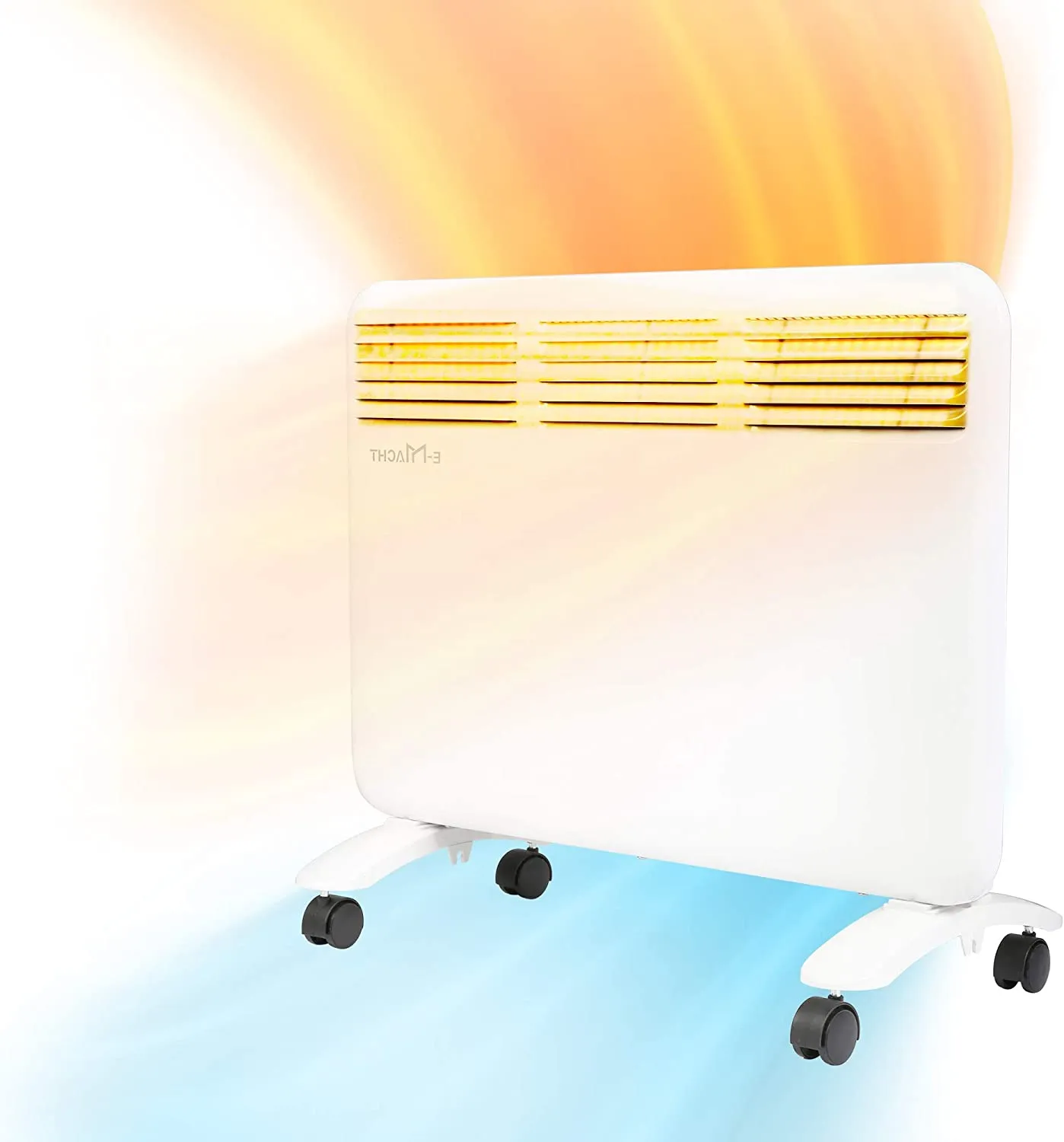 1000W Portable Indoor Electric Convection Space Heater Quiet Panel Heater w/ Led Display