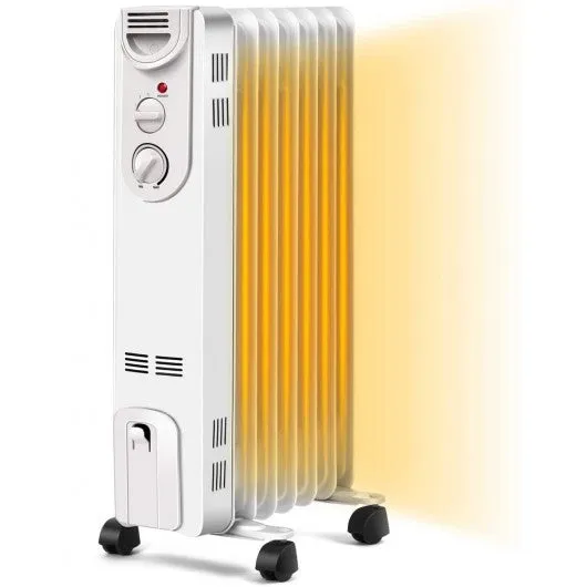 1500 W Electric Oil Filled Radiator Space Heater