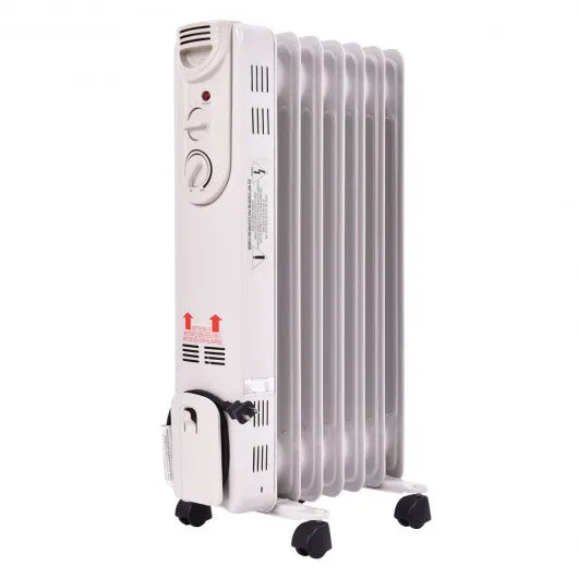 1500 W Electric Oil Filled Radiator Space Heater