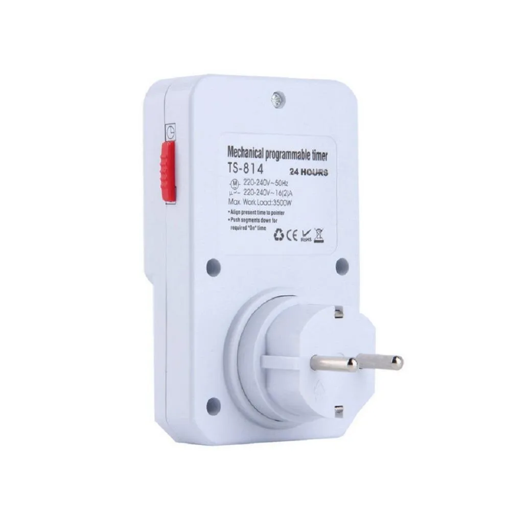 24 Hour Programmable Mechanical Electrical Timer Power Switch