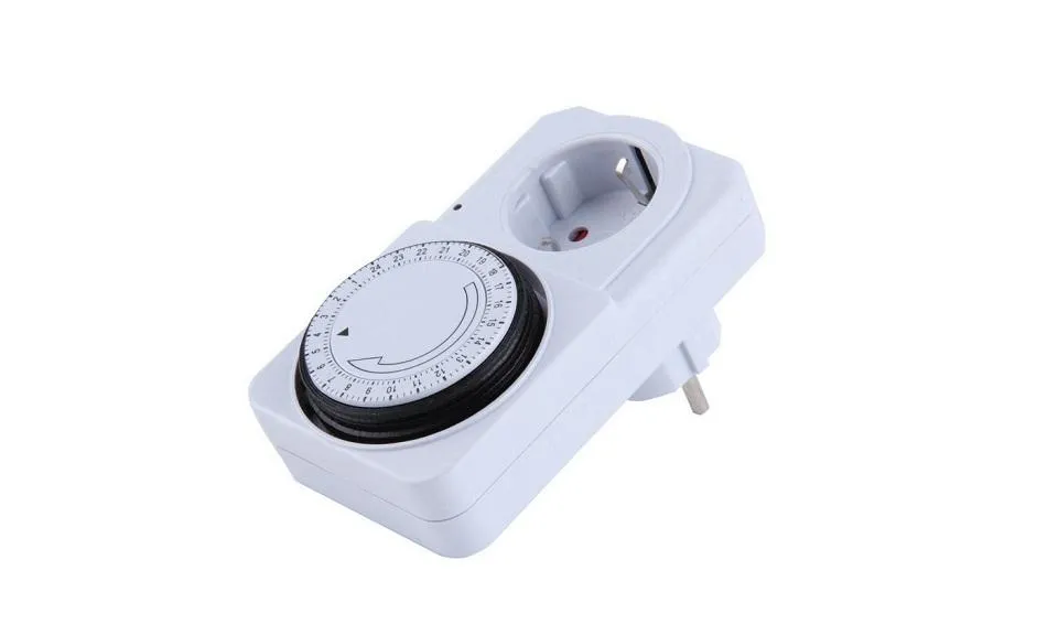 24 Hour Programmable Mechanical Electrical Timer Power Switch