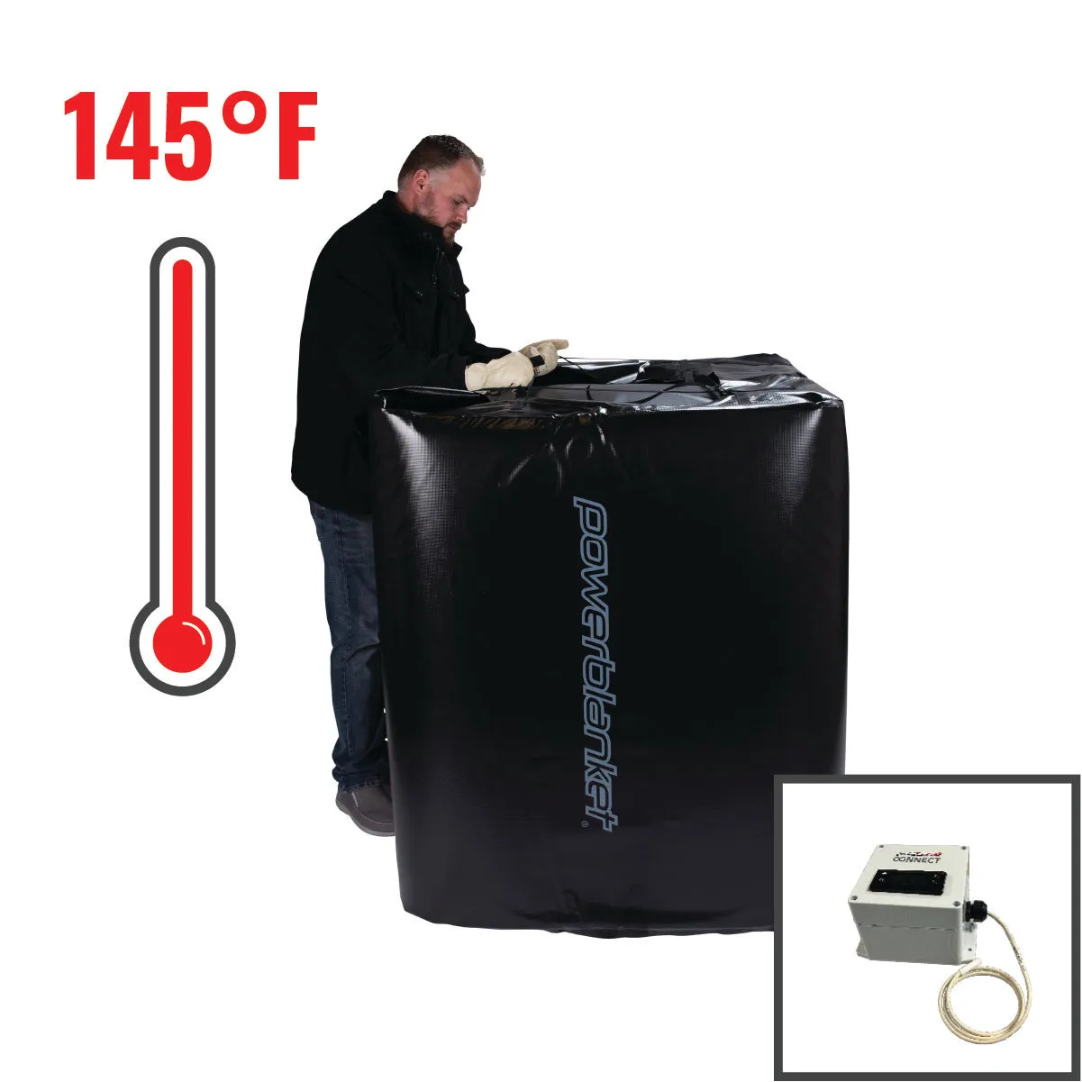 250 Gallon IBC Tote Heater w/ Smart Controller (120V)