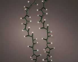 3000 LED Compact Tree Lights Warm white green wire