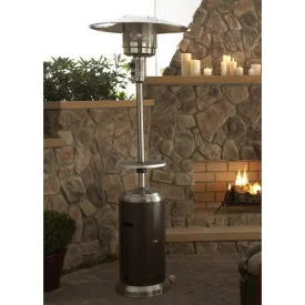 87" Two Tone Outdoor Patio Heater with Table