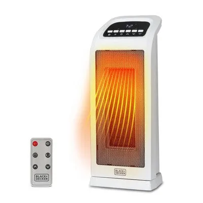 BLACK DECKER Oscillating Digital Controls Ceramic Tower Heater