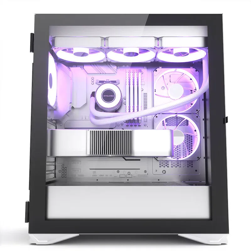 Transform your e-commerce product title with enhanced modifiers to attract potential buyers. Here’s an optimized version of your product title:

**Aigo YOGO M2 PRO Mid Tower Case - Elegant White Design, High-Performance Cooling, & Versatile Customization Options**