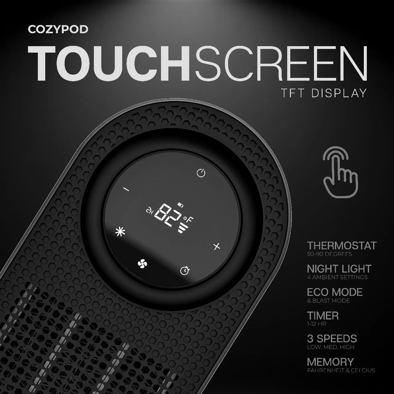 CozyPod Portable Plug In Heater