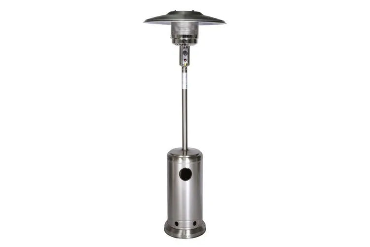 Crown Verity CV-2620-SS Patio Heater, portable, propane, 18-1/4 in  base x 35-1/2 in  reflector dia., 90