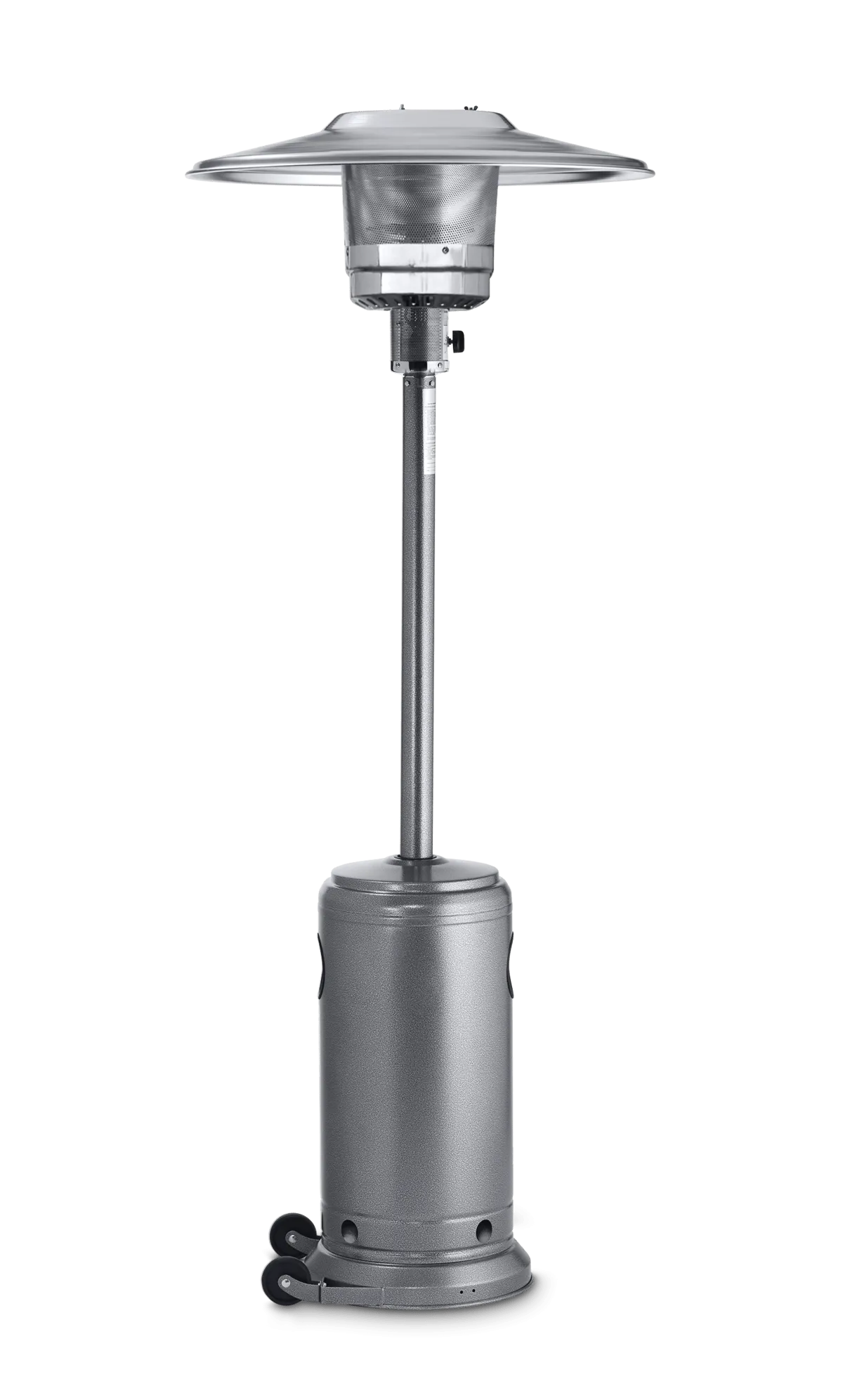 Crown Verity CV-2620-SV Patio Heater Silver Veined w/ Reflector CV-2620-SV