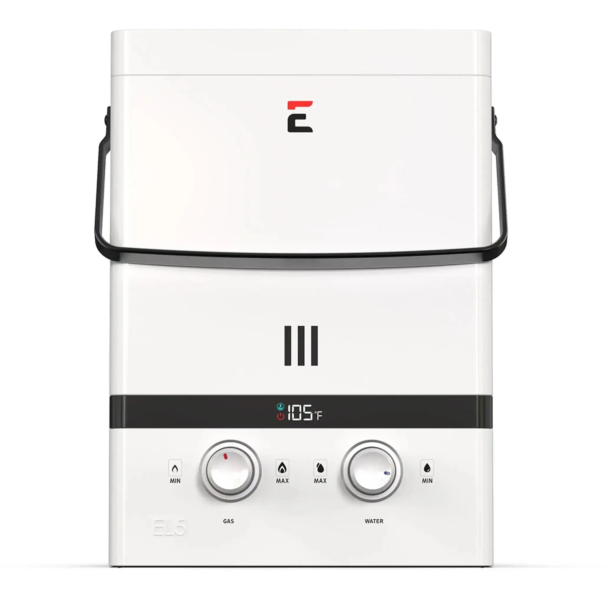 Eccotemp EL5 1.5 GPM 37,000 BTU Luxe Outdoor Portable Tankless Water Heater with LED Display