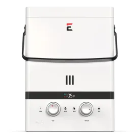 Eccotemp EL5 1.5 GPM 37,000 BTU Luxe Outdoor Portable Tankless Water Heater with LED Display