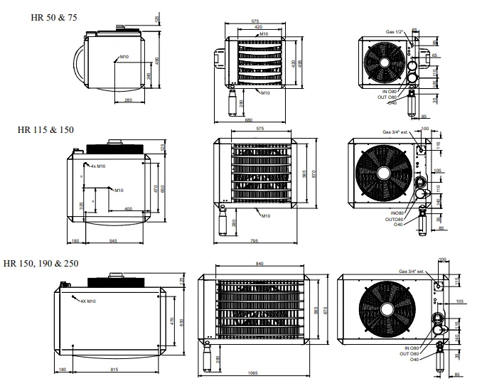 Eco-King Winterwarm High Efficient Unit Heater HR115