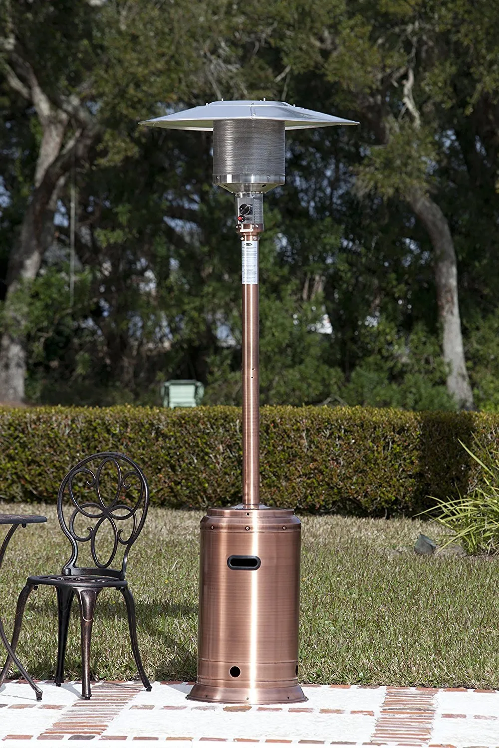 Fire Sense Copper Finish Commercial Patio Heater