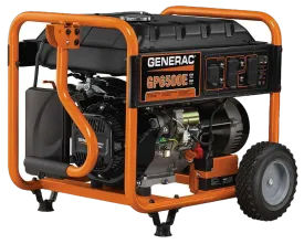 Refurbished Generac GP6500E, 6500W/8125W Power Generator