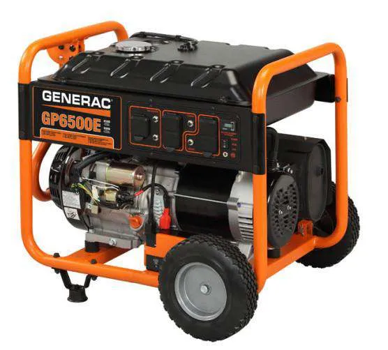 Refurbished Generac GP6500E, 6500W/8125W Power Generator