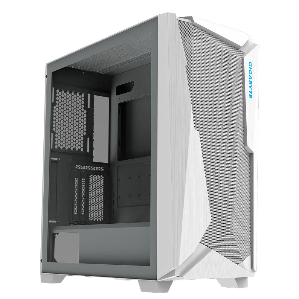 Gigabyte C301 Glass case, Mid Tower, white