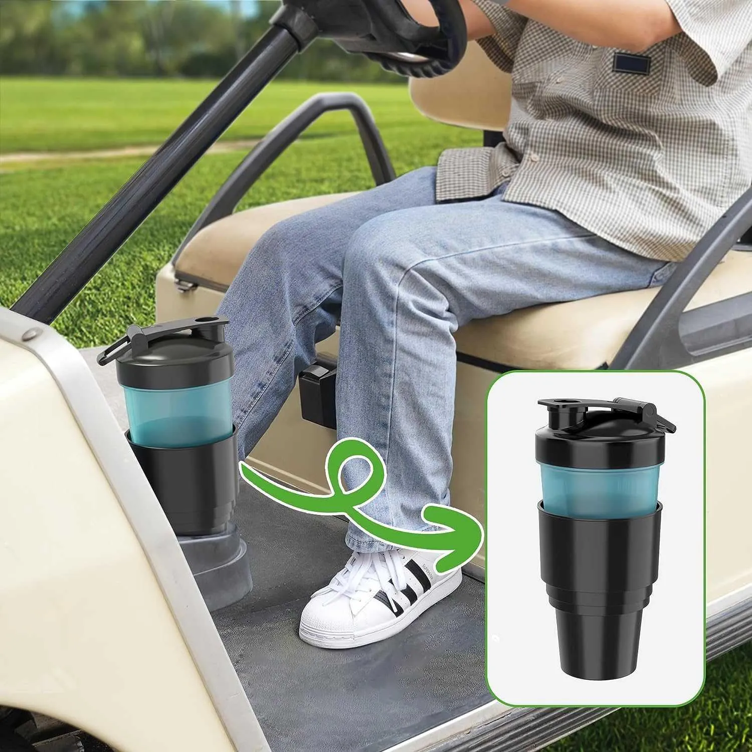 Golf Cart Heater Propane Cup Holder for EZGO Club Car Yamaha - 10L0L