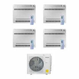 GREE Multi  Ultra Series 42,000 BTU 4-Zone Mini Floor Console 9K 12K 18K 18K Ductless Mini-Split System