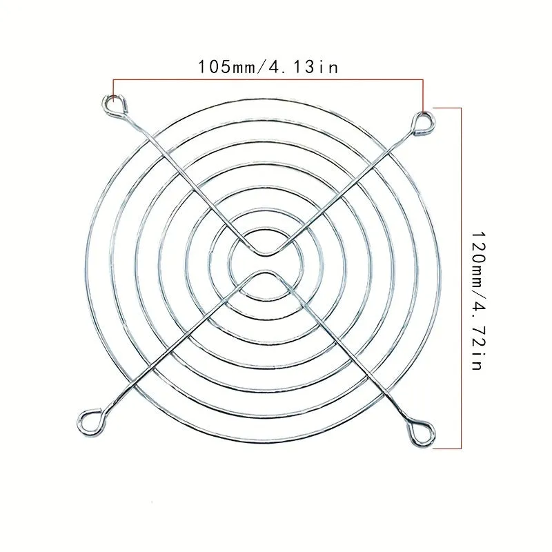 Keep Your Computer Cool with Metal Iron Mesh Protective Cover for Case Fans