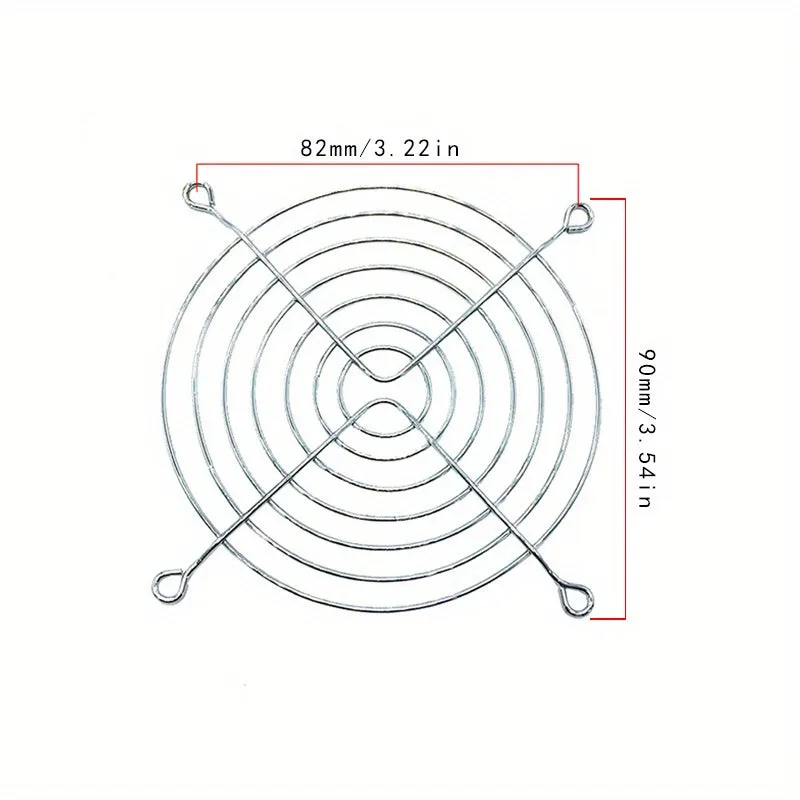 Keep Your Computer Cool with Metal Iron Mesh Protective Cover for Case Fans
