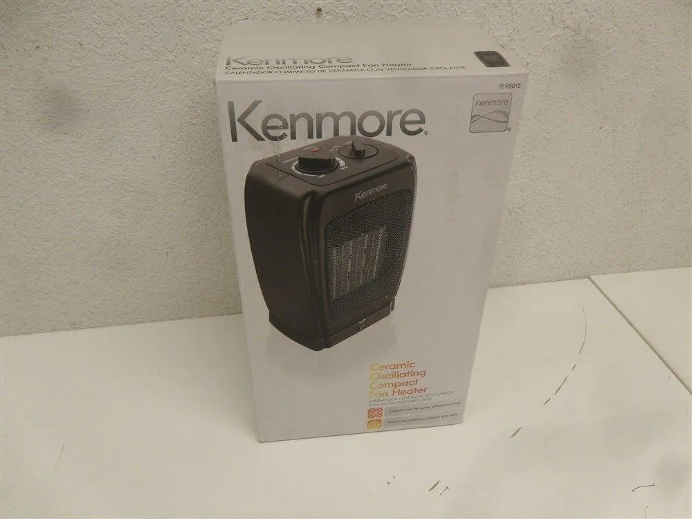 Kenmore Oscillating Ceramic Heater - Black