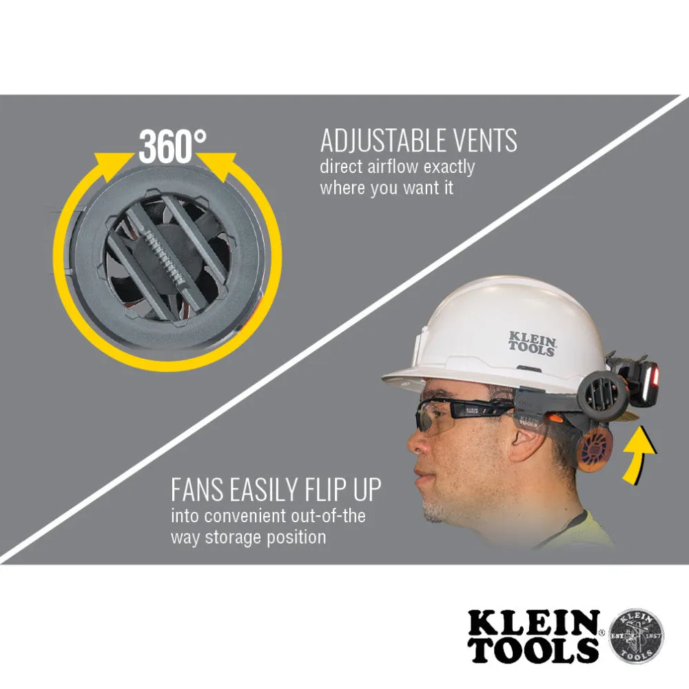 Klein 60523 Lightweight Cooling Fan for Hard Hats