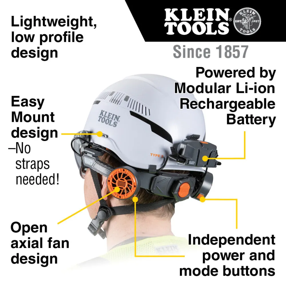 Klein 60523 Lightweight Cooling Fan for Hard Hats