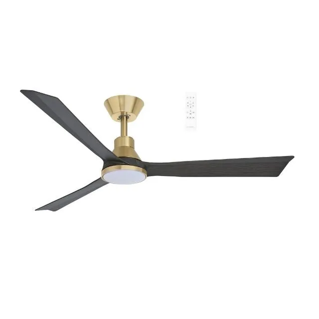 Martec Riviera DC 1320mm Ceiling Fan with LED Light Antique Bronze/Charcoal