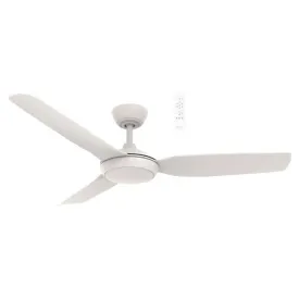 Martec Viper DC 3 1320mm Ceiling Fan with LED Light Matt White