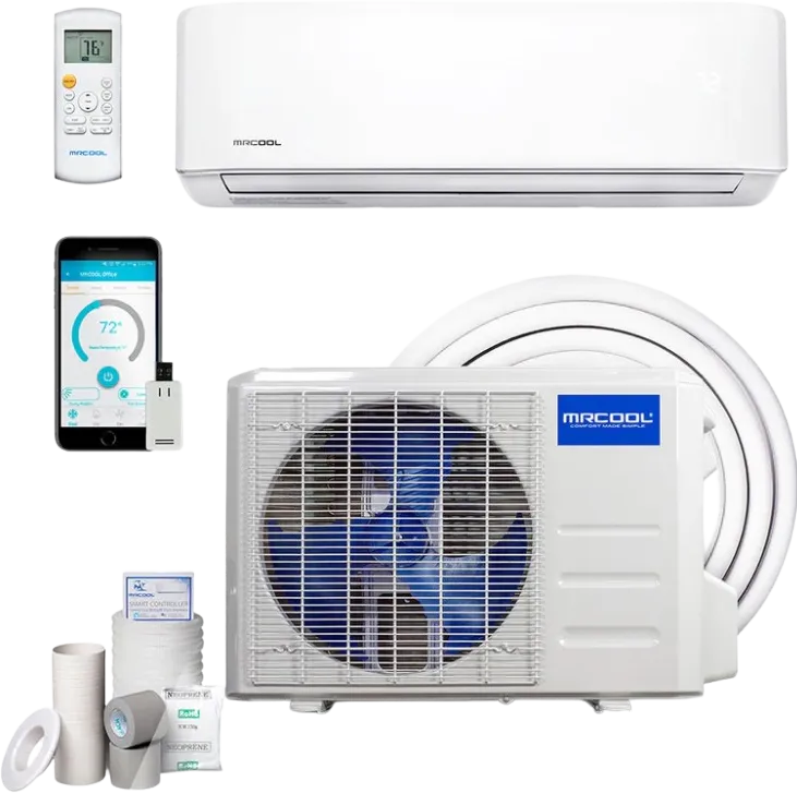 MRCOOL Ductless Mini-Split Air Conditioner & Heater 12,000 BTU 1 Ton 115V Advantage 4th Gen A-12-HP-115C New