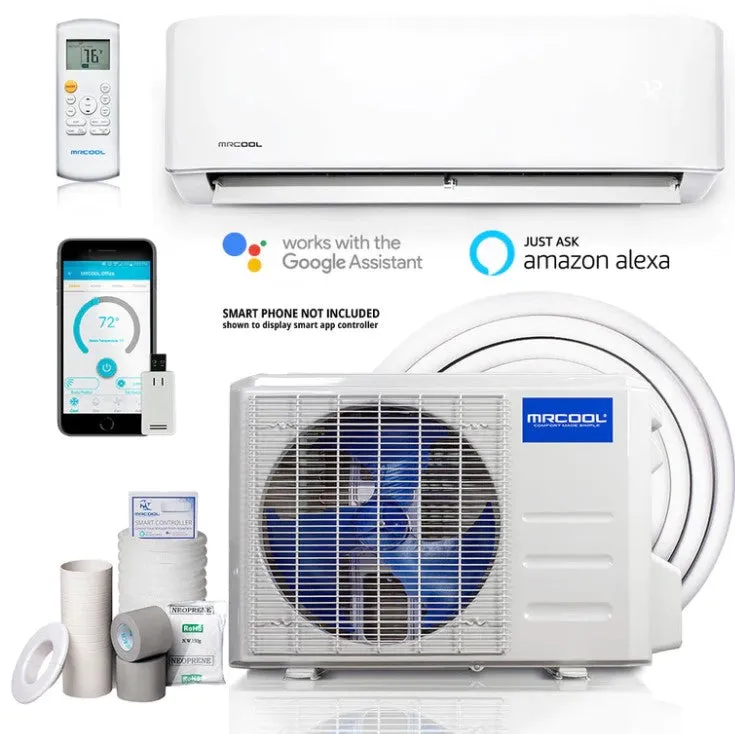 MRCOOL Ductless Mini-Split Air Conditioner & Heater 9,000 BTU 3/4 Ton 115V Advantage 4th Gen A-09-HP-115C New