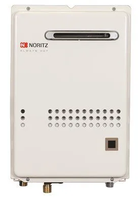 Noritz Residential Outdoor Condensing Natural Gas Tankless Water Heater 140000 Btuh 6.6 Gpm