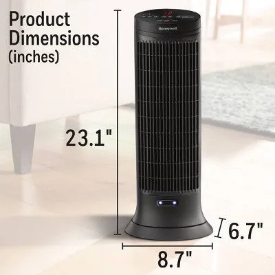 Open Box - Honeywell Digital Ceramic Tower Heater with Motion Sensor Black