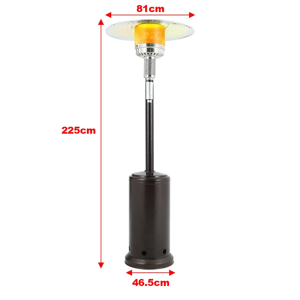 Outdoor Gas Patio Heater Portable Umbrella Shaped Garden Heater