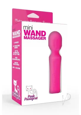 Pink Pussycat Vibrating Mini Wand Msgr