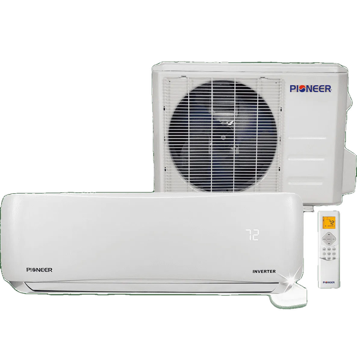 Pioneer WYS012GMFI19RL 12000 BTU 19.5 SEER 230V Ductless Mini-Split Air Conditioner Heat Pump System Full Set New