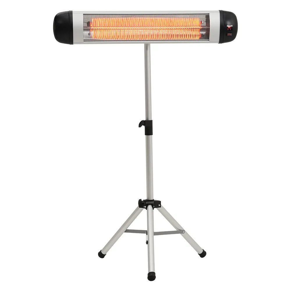 Portable Aluminium Space Heater Indoor Outdoor with Adjustable Tripod Stand