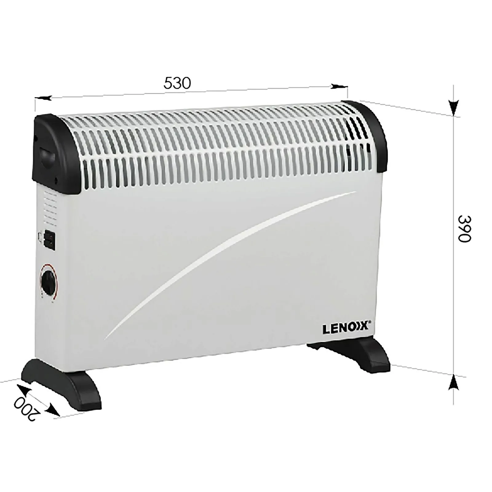 Portable Convector Heater  2000W, 3 Heat Settings