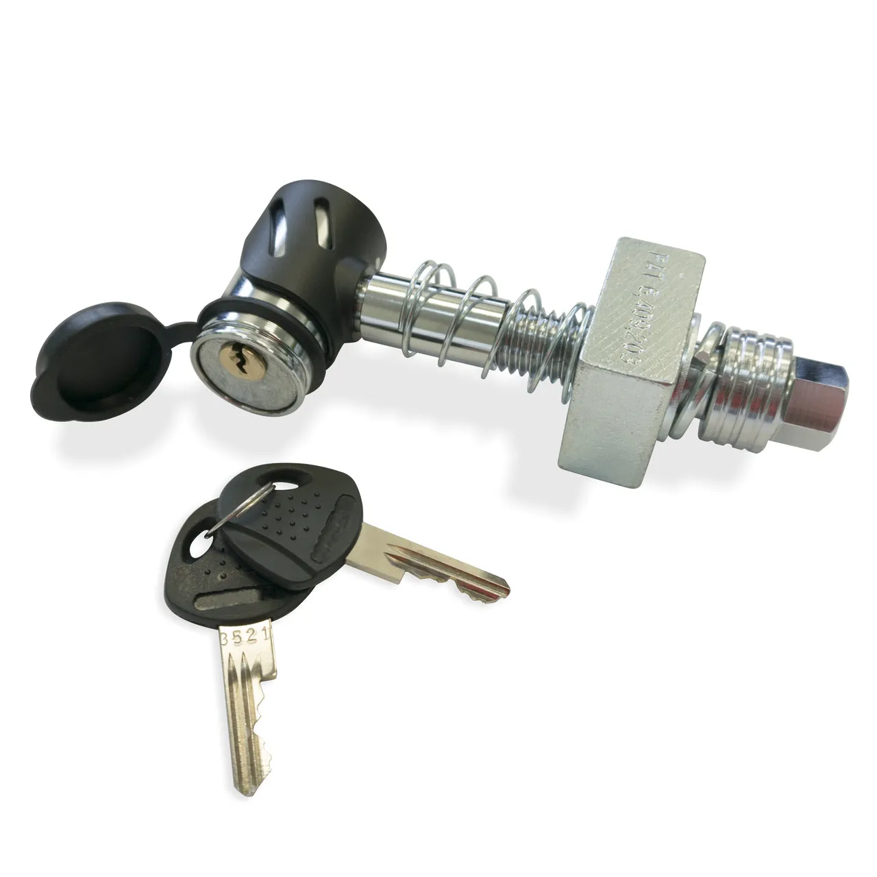 Silent Hitch Pin®: 5/8" Press-On Locking Anti-Rattle Pin for 2" Hitches