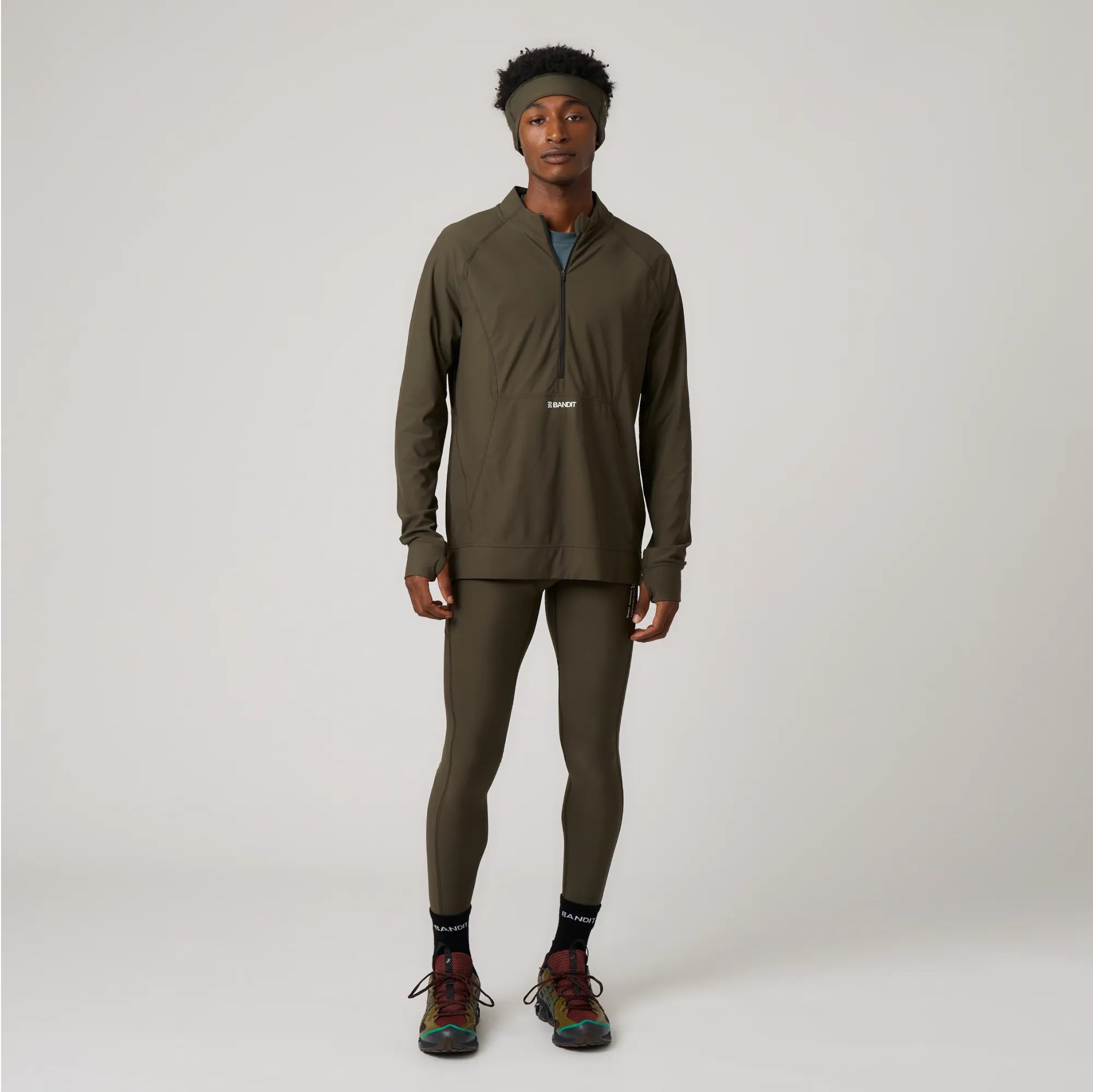 SoftSpeed™️ Cold Weather Quarter Zip - Men's, Olive