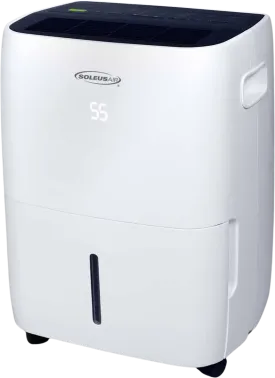 Soleus Air DSX-30M-01 Dehumidifier 30 Pint with Mirage Display Continuous Drainage Outlet 3.3 Amp New