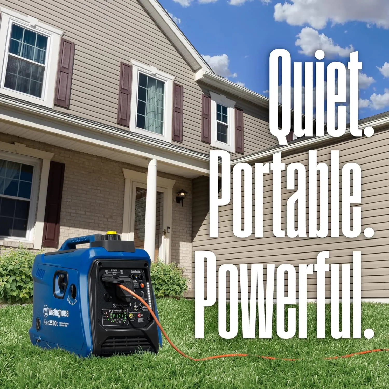 Super Quiet & Lightweight Portable Inverter Generator