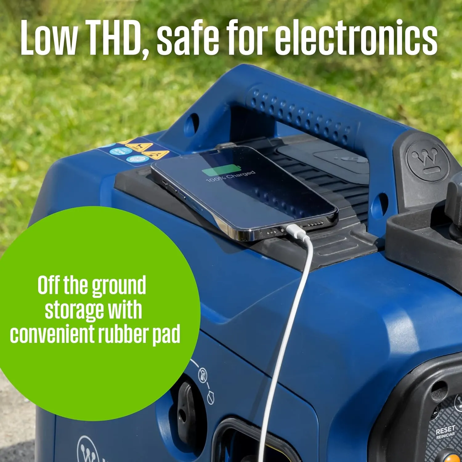 Super Quiet & Lightweight Portable Inverter Generator