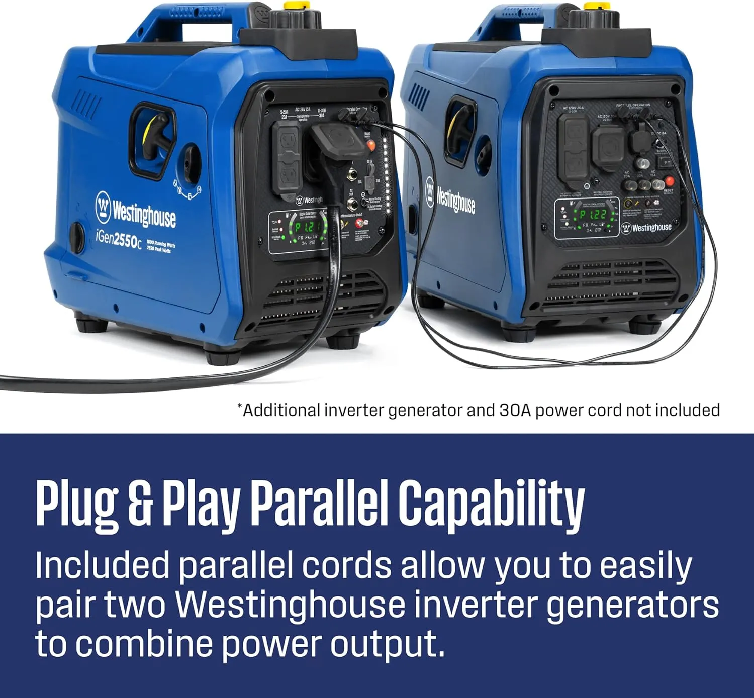 Super Quiet & Lightweight Portable Inverter Generator