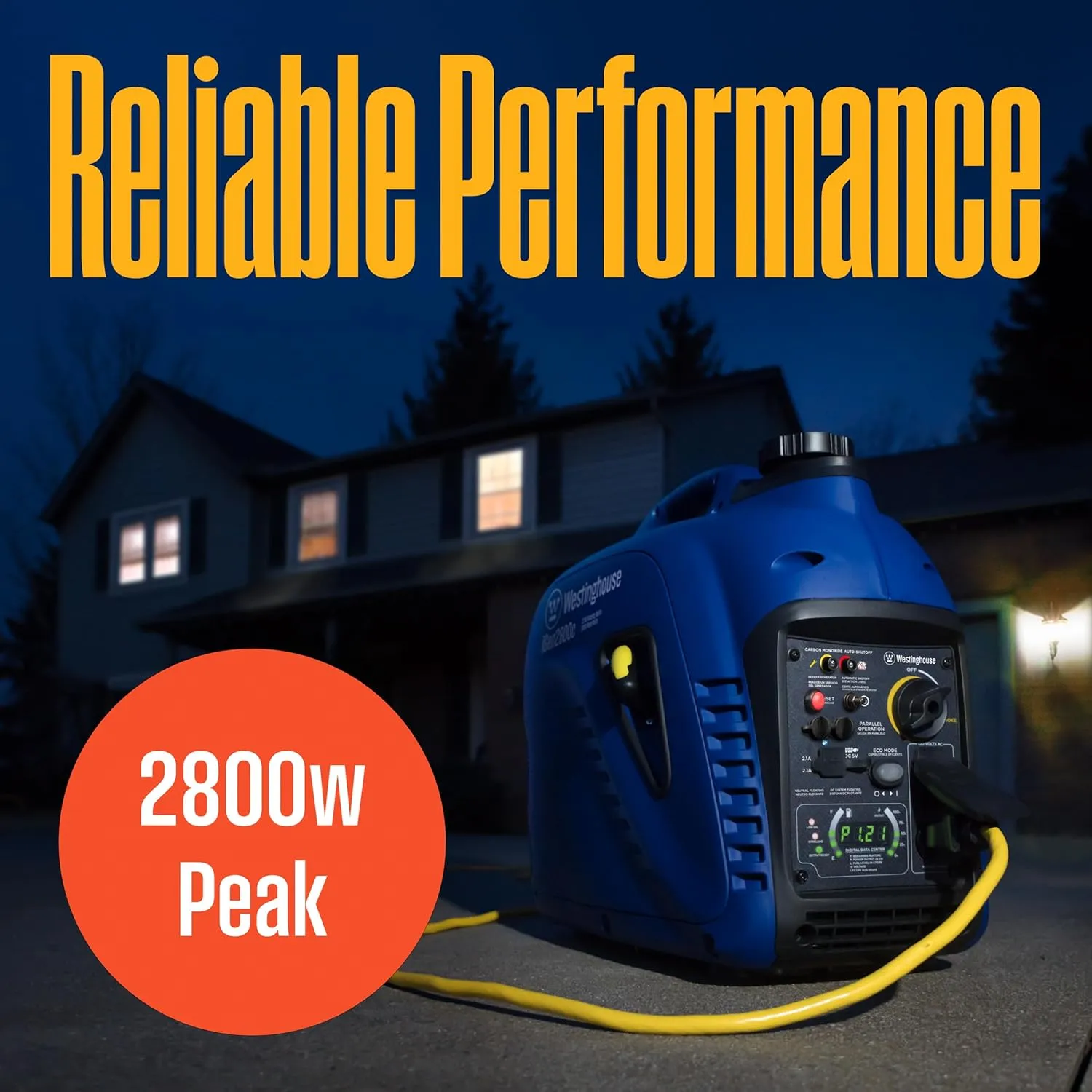 Super Quiet & Lightweight Portable Inverter Generator