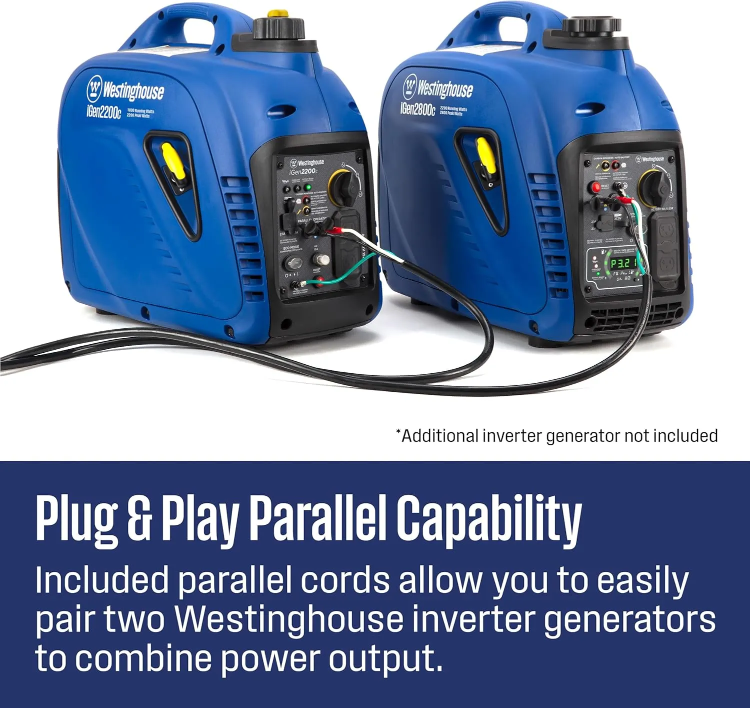 Super Quiet & Lightweight Portable Inverter Generator