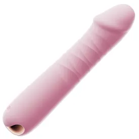 Telescopic Female Thrusting Vibrator - G Spot Vibrating Dildo Sex Toys for Women