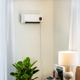 Wall-Mounted Heater & Fan with Remote Control